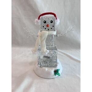Roman Lights, Inc Christmas Ice Cube Snowman Snow globe in Box